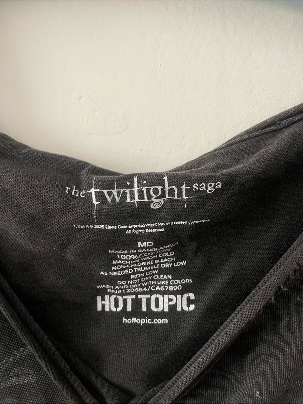 HOT TOPIC Twilight Off the Shoulder Tee - Picture 3 of 3